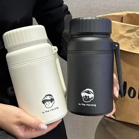 Grande Capacità Tazza Termica in Acciaio Inossidabile Borraccia Sottovuoto Portatile da Esterno Con Infusore di Tè Per Uomini Donne