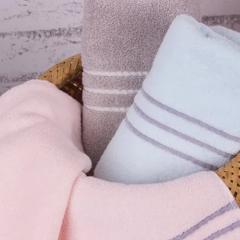 Pure Cotton Striped Thickened Absorbent Face Towel Soft Adult Facial Towel Home Bathroom Hotel Bath Towel Gift