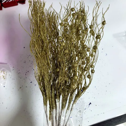 Glitter Dragon Whisker Branches Artificial Plant Floral Decor For Wedding Christmas Party Home Holiday Decoration