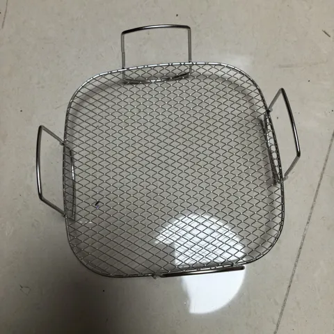 Accesorio de Freidora de Aire de Acero Inoxidable Rejilla Cuadrada de Malla Metálica Rejilla de Secado Para Cocina