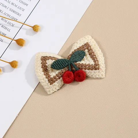 Geborduurde Kers Bloem Stoffen Patch Schattig 3D Mesh Kant Rand Naaien Op Patch Applique Voor DIY Kleding Decoratie