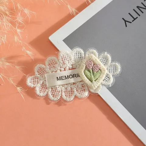 Kant Bloem Borduurwerk Patches Schattige Applicatie Naaien Strijken DIY Kleding Accessoires Decoratieve Badges