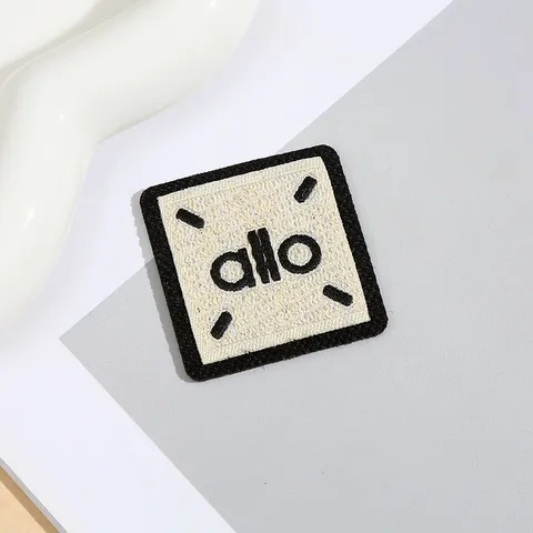 Minimalistisch Buchstabe Stickerei Flicken Zum Aufbügeln Aufnähen Applikation DIY Kleidung Zubehör