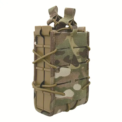 Tactical Molle Double Magazine Pouch 1000D Nylon 7.62mm Mag Bag Fast Draw Military Vest Pouch