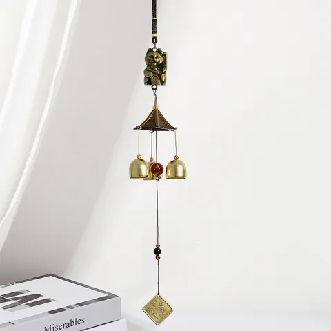 Campanello a vento sospeso in metallo vintage per decorazioni di casa e giardino Ciondolo a campana in stile etnico ideale per terrazza