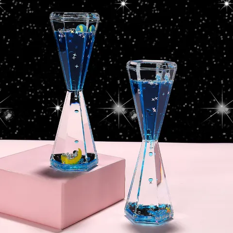 Ornamento Creativo di Sabbia Mobile Liquida Astronauta Acrilico Spazio Galleggiante Gota d'Olio Decorazione Scrivania Regalo