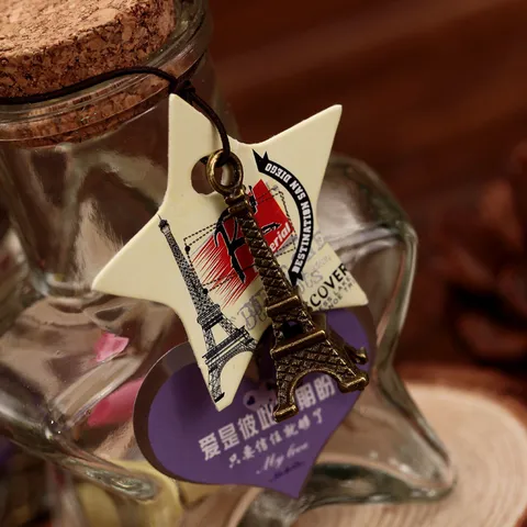 Star Shaped Glass Wishing Bottle LED Glowing Star Jar Romantic Friendship Gift Creative Desktop Ornament Home Decor