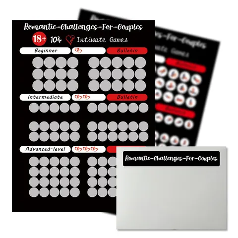 Couple Sex Scratch Off Poster Positions Challenge Game Adult Interactive Toy Romantic Gifts For Valentine Day Party