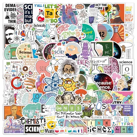 Wissenschaft Labor Graffiti Aufkleber Wasserdichte Vinyl Abziehbilder Für Wasserflasche Laptop Skateboard Koffer