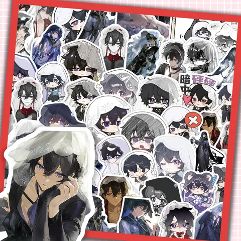 Wasserdichte PVC Cartoon Geist Graffiti Aufkleber Süße Anime Abziehbilder Für Wasserflasche Koffer Laptop Tagebuch