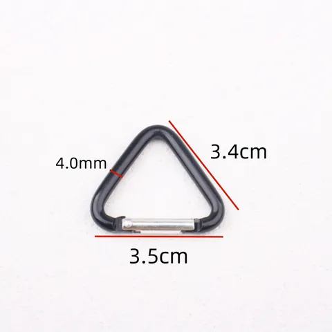 Aluminium Dreieck Karabiner Multifunktional Feder Schnapphaken Schlüsselanhänger Rucksack Wasserflasche Hängende Schnalle Outdoor Ausrüstung