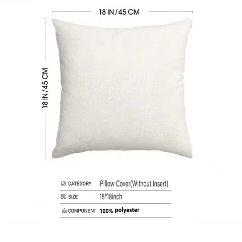 Christmas Pillow Cover Linen Festive Snowflake Elk Printed Square Cushion Cover for Sofa Bed Home Holiday Decor