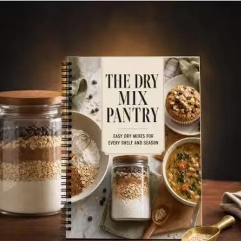 Dry Mix Pantry Recipe Book Spiral Bound Notebook Food Storage Guide Journal Kitchen Cooking Notebook For Daily Use