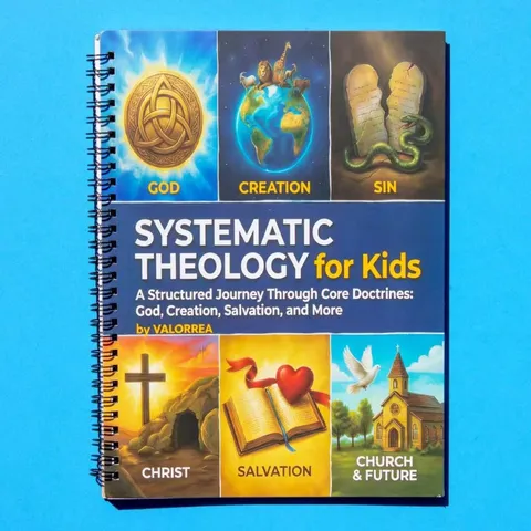 Systematic Theology For Kids 52 Week Workbook Spiral Bound Educational Notebook For Children Learning Core Doctrines