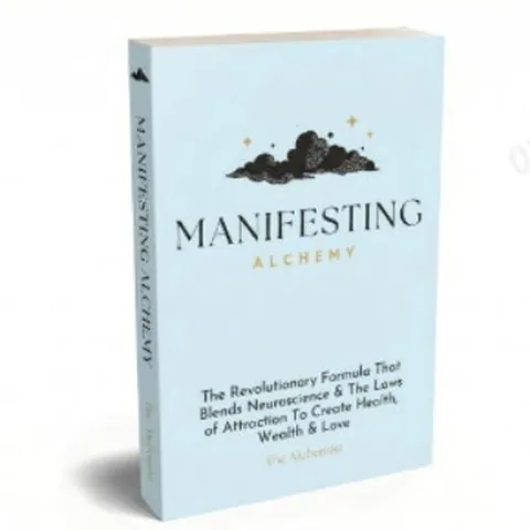 Αγγλικό Χαρτόδετο Βιβλίο Manifesting Alchemy Νόμος Της Έλξης Και Νευροεπιστήμη Προσωπική Ανάπτυξη