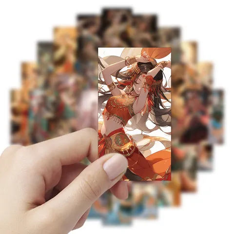 Adesivi Cartone Animato Dea Apsara Volante Stile Antico Decorativo Impermeabile Adesivi In Vinile Per Custodia Telefono Bottiglia D'Acqua