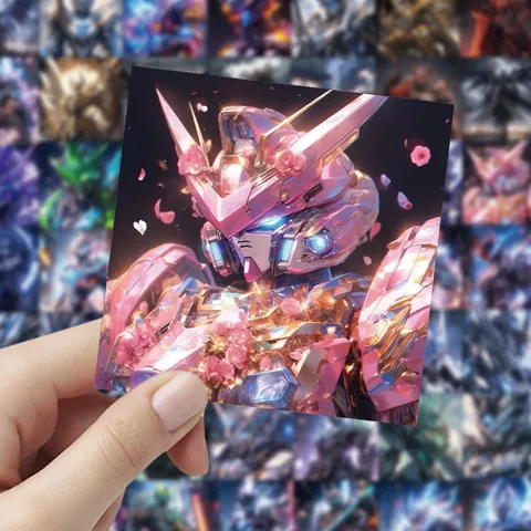 Adesivi Per Cartoni Animati Di Guerriero Mecha Sticker Decorativi Cool Per Valigia Cover Per Cellulare Computer Portatile