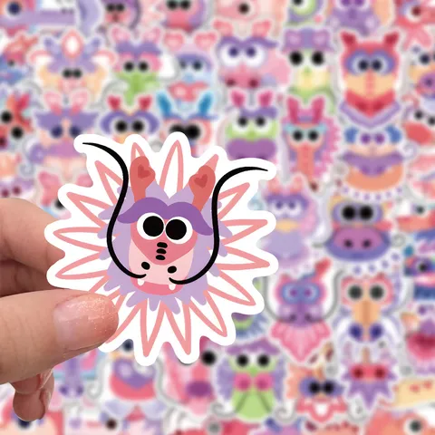 Original New Year Dragon Cartoon Stickers Waterproof PVC Cute Animal Decals For Luggage Phone Case DIY Decoration