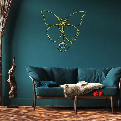3D Acryl Spiegel Muursticker Geometrische Lijnen Schoonheid En Vlinder Muurstickers Modern Minimalistisch Kunst Wanddecor Voor Woonkamer Slaapkamer