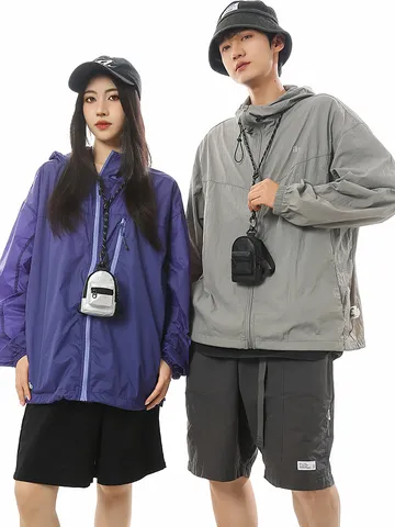 Mini Bolso Bandolera de Cuello para Hombre Mujer Papel DuPont Funda para Auriculares Forma de Mochila Pequeña Monedero Estilo Street