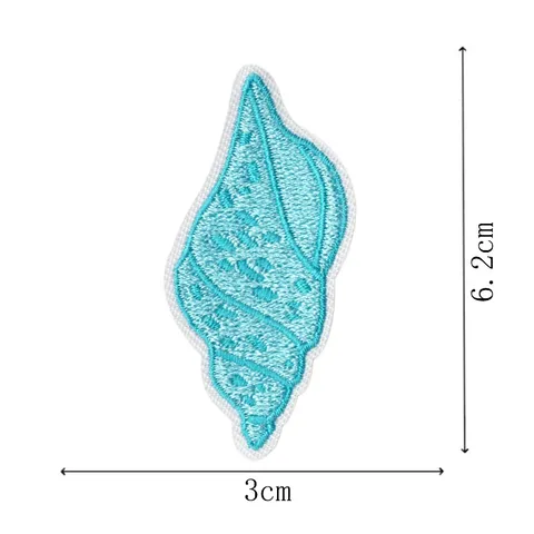 Ocean Sailor Series Embroidery Iron On Patches Cute Marine Animal Applique DIY Clothing Bag Phone Case Decor