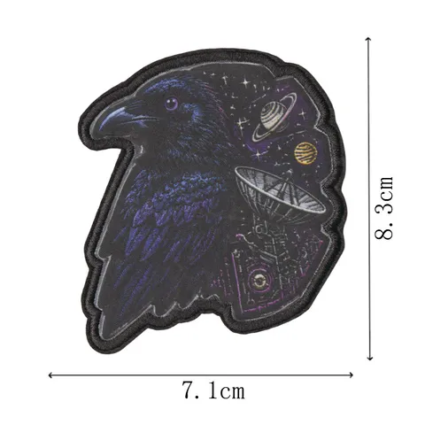 Écussons Brodés d'Animaux Fantastiques Punk Lot de Patchs Thermocollants pour Vêtements Sac à Dos Décoration