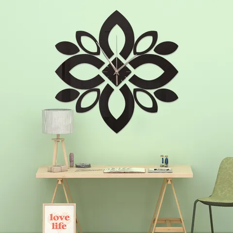 Acrylic Wall Clock Modern Design 3D Mirror Wall Sticker Silent Non-Ticking Decorative Clock For Living Room Home Office Decor