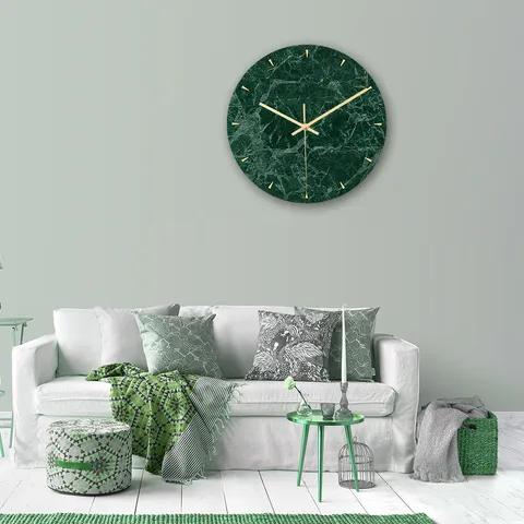 Moderne Luxus Acryl Wanduhr Leise Ohne Ticken Dekorative Runde Hängeuhr Für Wohnzimmer Schlafzimmer Büro