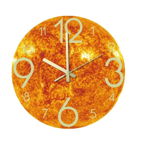 Modern Minimalist Luminous Wall Clock Acrylic Silent Non-Ticking Hanging Clock For Living Room Bedroom Home Decor