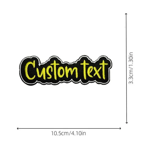 Englischer Buchstabe Stickerei Flicken Aufbügler Abzeichen Applikation Bestickt DIY Kleidung Jacke Hut Zubehör