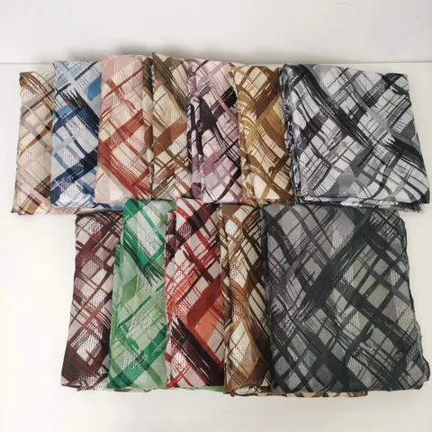 Dames Mode Bedrukte Lange Sjaal Geometrisch Patroon Polyester Sjaal Casual Dagelijkse Nekbedekking