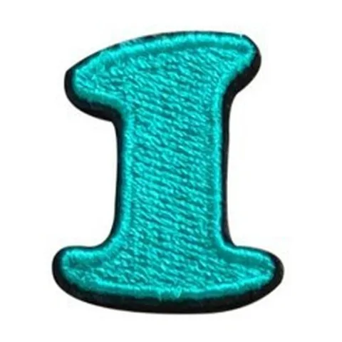 DIY Embroidered Number Cloth Patches Applique For Clothing Hats Shoes Repair And Decoration Iron On Patch