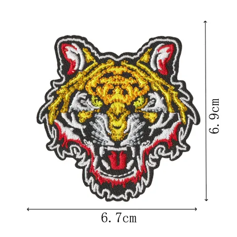 Western Cowboy Retro Style Embroidered Patches DIY Decorative Appliques Iron On Badges For Clothes Hats Backpacks