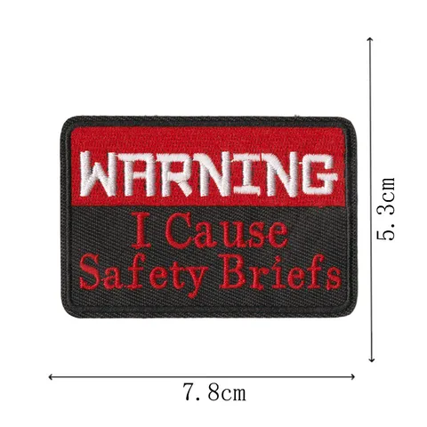 Écusson Brodé Tactique Slogan Anglais Badge Thermocollant Pour Vêtements Sac à Dos Chapeau Accessoires DIY