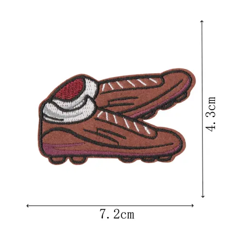 Embroidery Cloth Patch Leopard Print Smiley Star Iron On Patches For Clothing DIY Accessories Decorative Applique