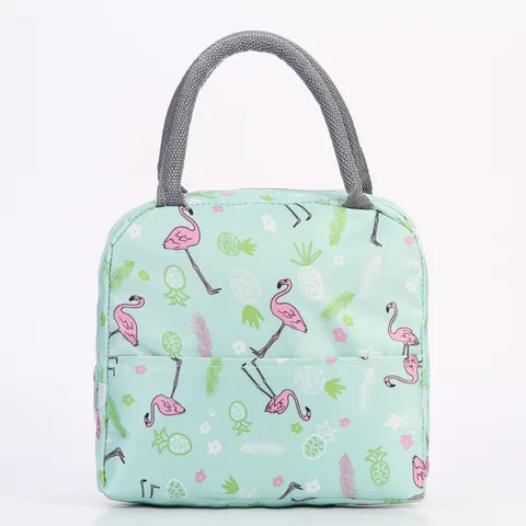 Sac à Repas Isolé Tissu Oxford Portable Bento Box Imperméable Thermique Rangement Alimentaire Pour Bureau École