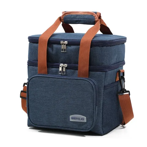 Sac à Lunch Isotherme Double Couche Grande Capacité Sac Isotherme Tissu Oxford Sac Bento de Pique-Nique pour Camping en Plein Air