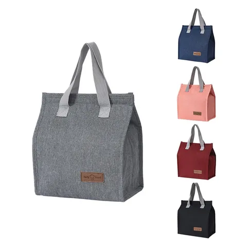 Insulated Lunch Bag Thickened Thermal Food Storage Bag Portable Waterproof Lunch Box For Students Office