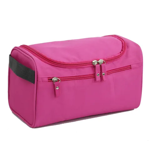 Trousse de Toilette de Voyage en Nylon Imperméable Sac de Rangement Cosmétique Portable Grande Capacité Voyage en Plein Air Hommes Femmes Sac de Lavage