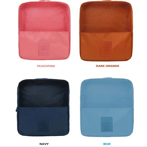 Sac à Chaussures de Voyage Imperméable Multifonctionnel Double Couche Pochette Organisateur Portable pour Chaussures Sac de Rangement de Voyage