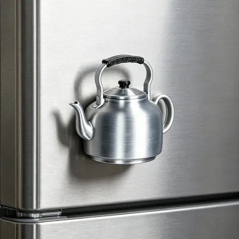 Creative Retro Kettle Fridge Magnet Resin Magnetic Sticker Vintage Water Pot Kitchen Refrigerator Decoration