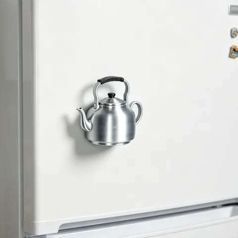 Creative Retro Kettle Fridge Magnet Resin Magnetic Sticker Vintage Water Pot Kitchen Refrigerator Decoration