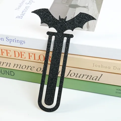 Marque-page Animal Évidé Noir Mignon Chat Papillon Dragon Marque-page Pour Étudiants Lecture Marque-page Décoration de Livre