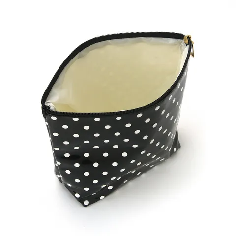 Shiny Polka Dot Makeup Bag Waterproof Large Capacity Fashion Portable Travel Toiletry Organizer Handbag Cosmetic Pouch For Women