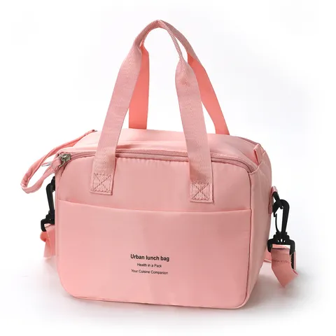 Portable Waterproof Insulated Lunch Bag Thermal Aluminum Foil Cooler Handbag For Travel Outdoor Commute