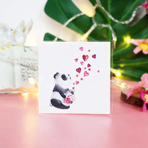 Pegatinas de Tatuaje Temporal de Animales de Dibujos Animados para Niños Ciervo Panda Zorro Pegatinas de Arte Corporal Impermeables Fiesta