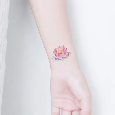 Pegatinas de Tatuaje Temporal Impermeables Diseño de Mariposa Floral de Acuarela Falsos Tatuajes para Body Art Maquillage Fiesta Mujer