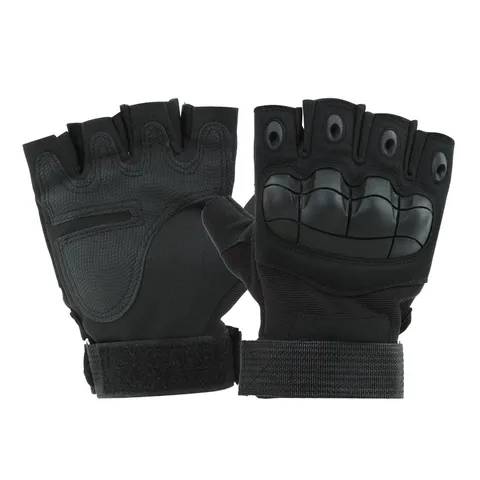 Tactical Half Finger Gloves Hard Shell Protection Anti Slip Breathable Sports Cycling Hiking Gloves For Men Women