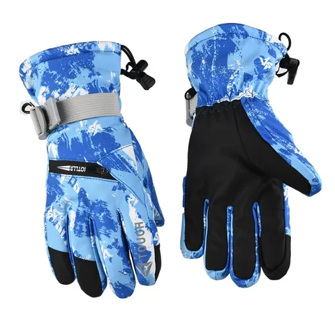 Winter Waterdichte Skihandschoenen Voor Mannen Vrouwen Touchscreen Thermische Fleece Winddicht Buitensporten Bergbeklimmen Paardrijden
