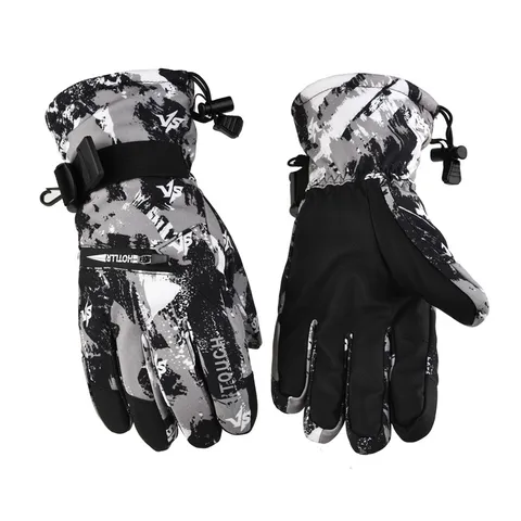 Winter Waterdichte Skihandschoenen Voor Mannen Vrouwen Touchscreen Thermische Fleece Winddicht Buitensporten Bergbeklimmen Paardrijden